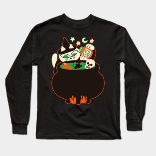 Witch Cat's Secret Ingredient Long Sleeve T-Shirt